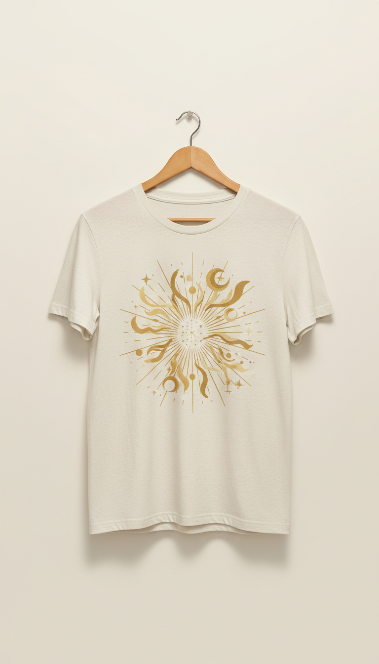 Shine On Unisex Golden Affirmation Tee