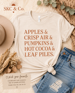 Apples Crisp Air -Fall Tee