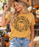 Bonfires & Pumpkin Pie Circle Tee - SKC Boutique