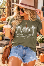 God Is Faithful In Every Season Tee - SKC Boutique