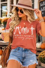 God Is Faithful In Every Season Tee - SKC Boutique