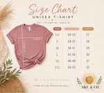 Autumn Days & Cozy Nights Leopard Tee - size chart