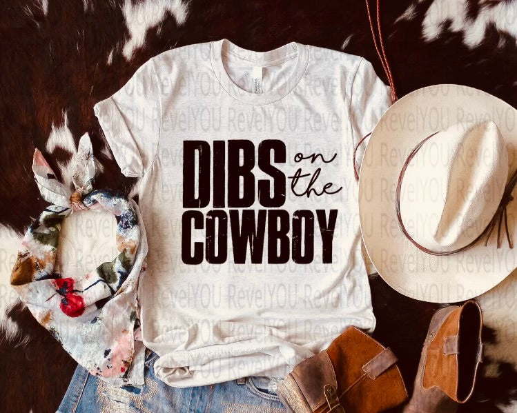 Dibs on The Cowboy Tee - SKC Boutique