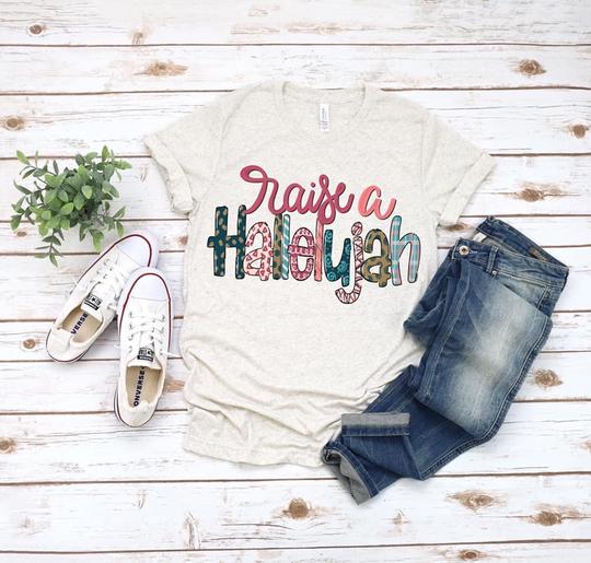 Raise a Halleluja Tee - SKC Boutique