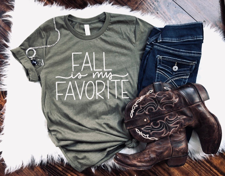 Fall is my favorite - Fall Tee - SKC Boutique