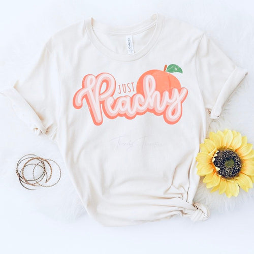 Just Peachy Tee - SKC Boutique