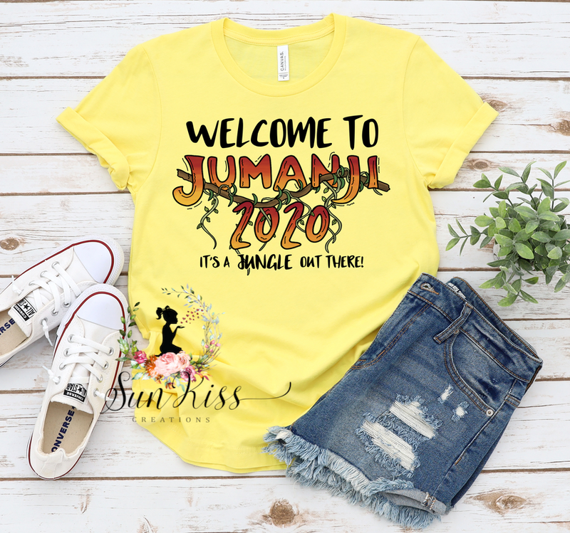Welcome To Jumanji Tee - SKC Boutique