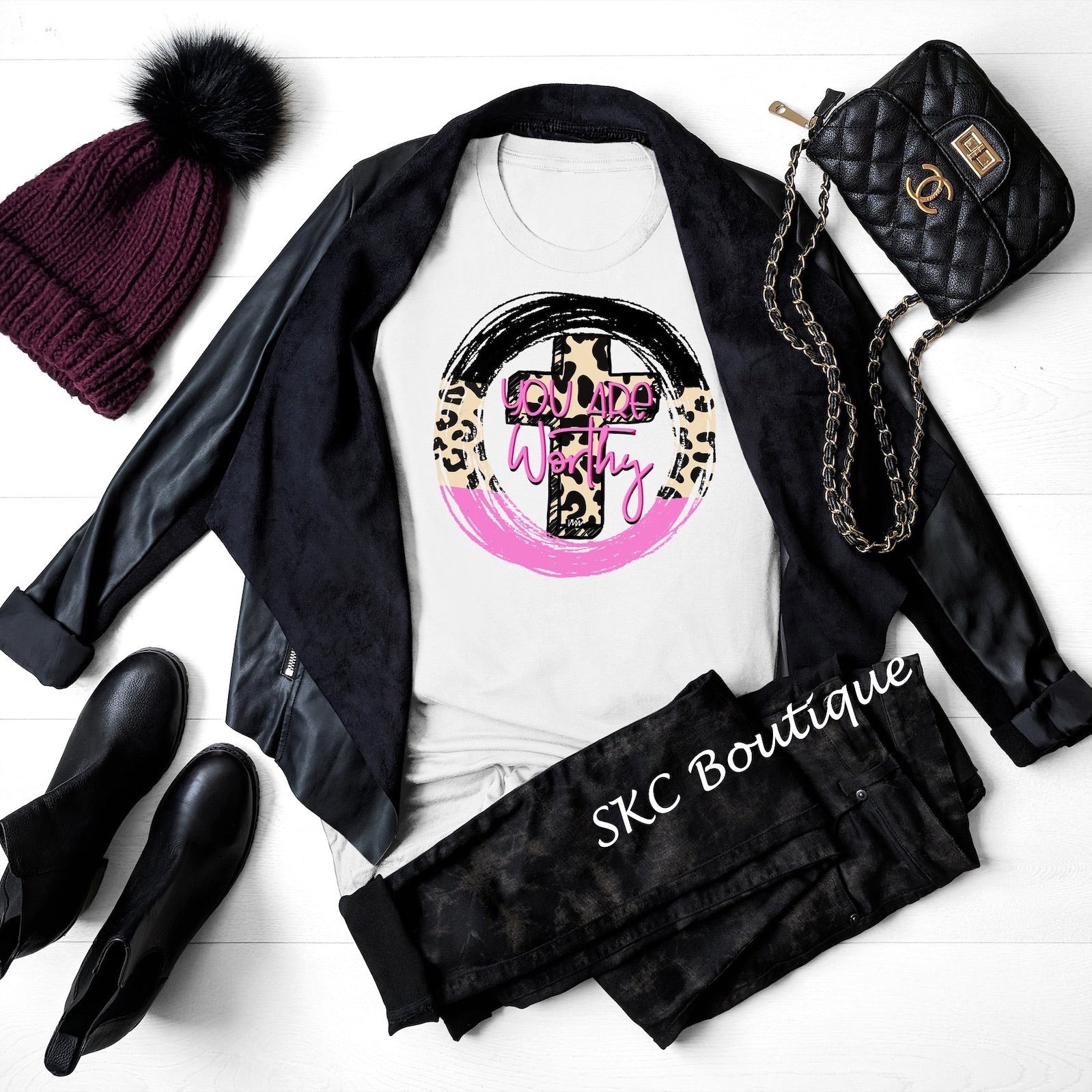 You Are Worthy Tee - SKC Boutique