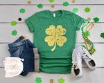 Distressed Shamrock Tee - SKC Boutique