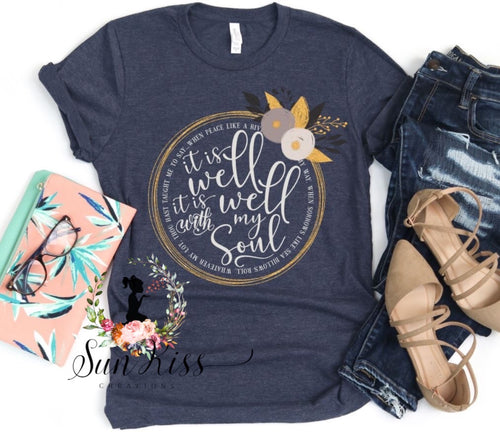 It Is Well With My Soul Floral - SKC Boutique