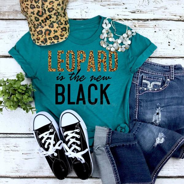 Leopard is the new Black Tee - SKC Boutique