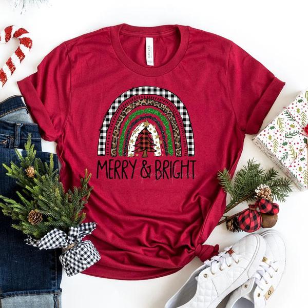 Merry & Bright Tee - SKC Boutique